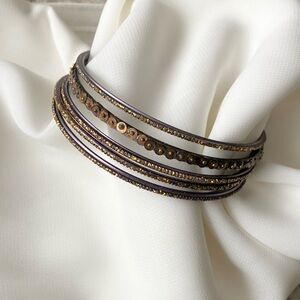 Claire’s | Purple and Bronze Bangle Set